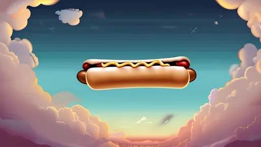 Prompt: Hot dogs in heaven 