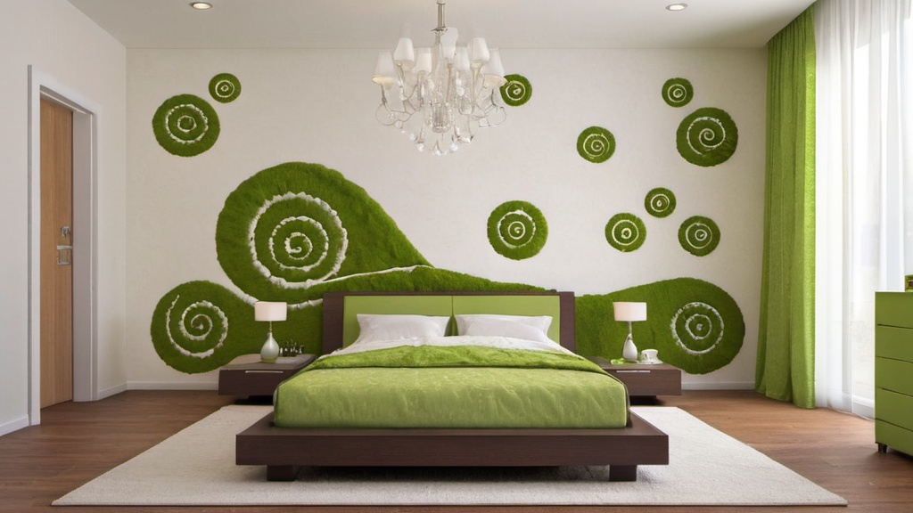 Prompt: Fancy bedroom decorated with snail tracks and mucus 