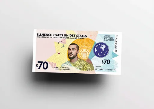 Prompt: 2036 Unidet States $70 note
