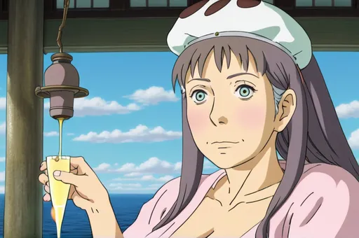 Prompt: Ghibli MILFs posting thirst on main.