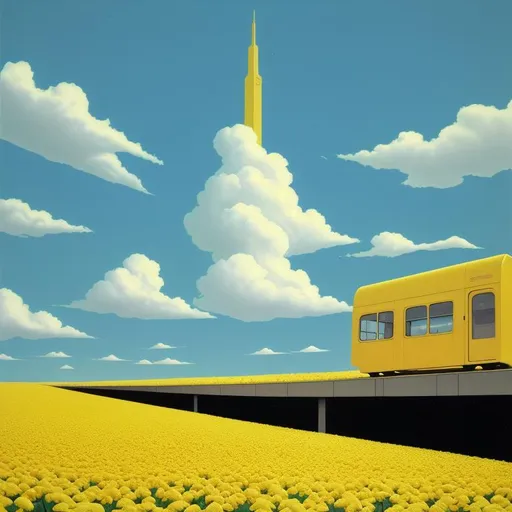 Prompt: 1996 classic album cover of the Stereolab album “Butter-colored Sky”