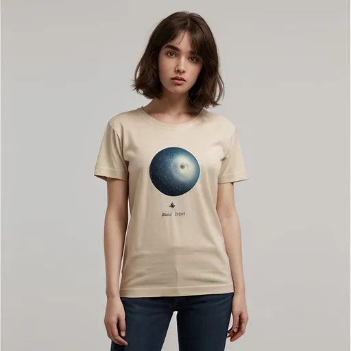 Prompt: Raggedy snaggety Oort Cloud tee shirts 