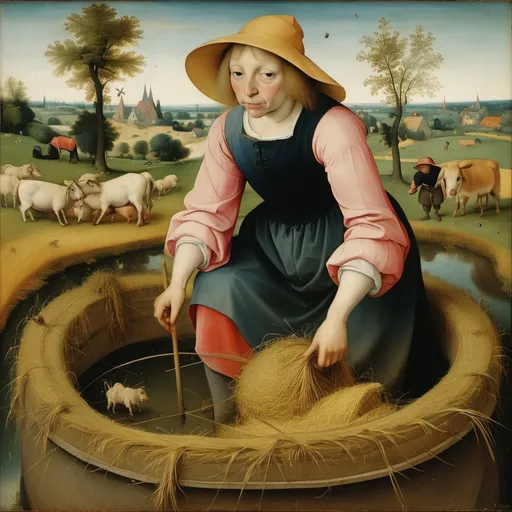 Prompt: Bosch’s Haywain 