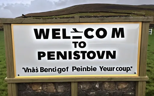 Prompt: WELCOME TO PENISTOWN