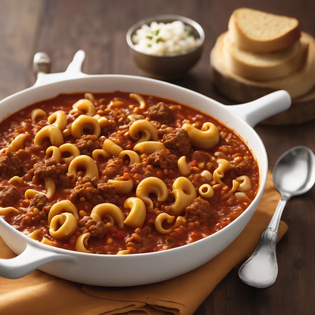 Prompt: American goulash 