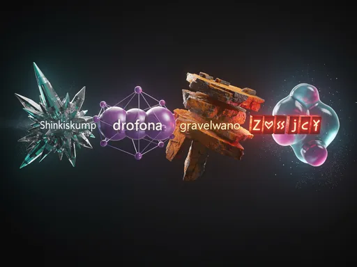 Prompt: Shinkiskump drofona gravelwano zoss jely 