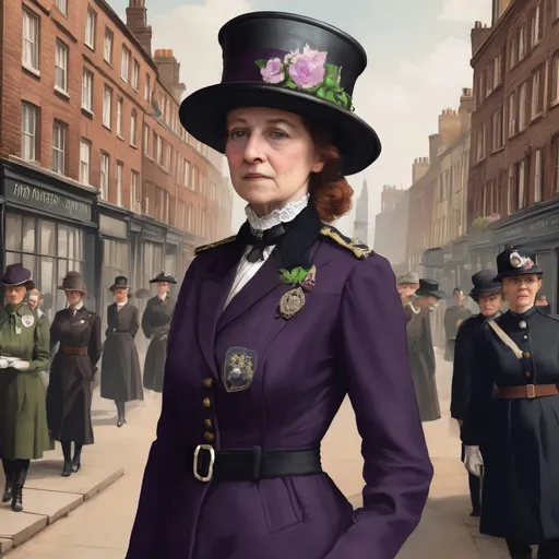 Prompt: I thought the major was a lady suffragette 