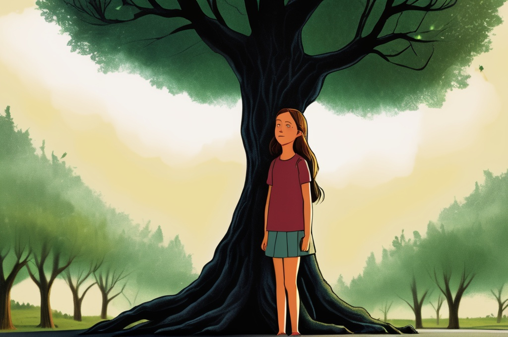 Prompt: The amazing, compelling, unreal, impossible, unbelievable yet completely true story of the girl who loved a tree