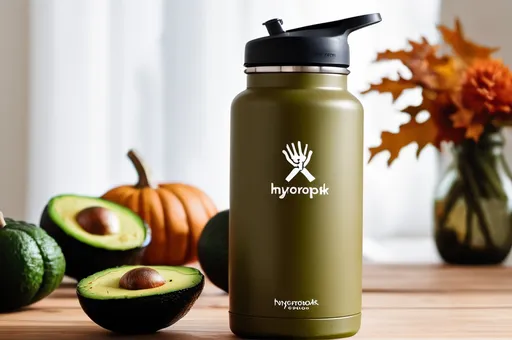 Prompt: Pumpkin spice avocado bone broth hydroflask