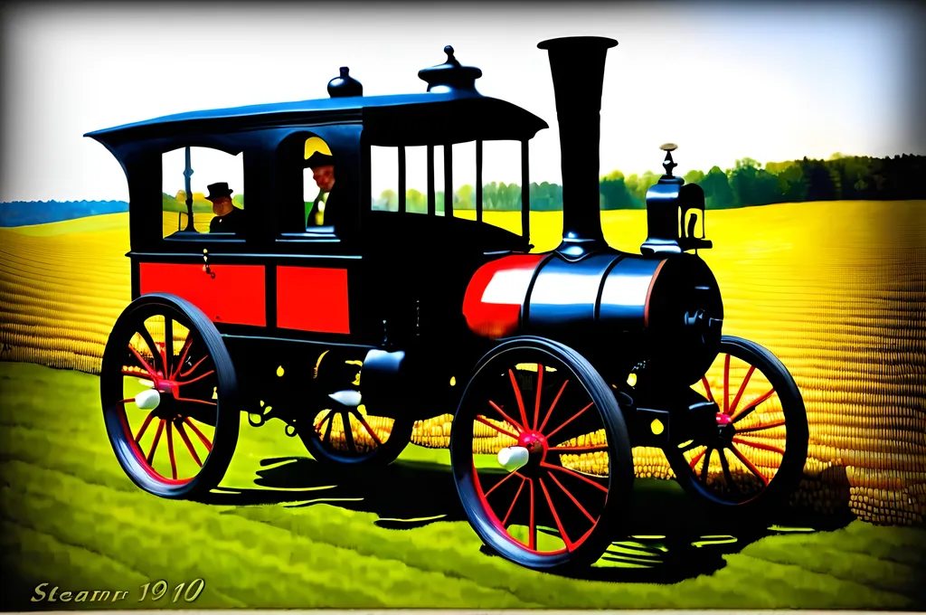 Prompt: 1910 Steamclops Corncob 