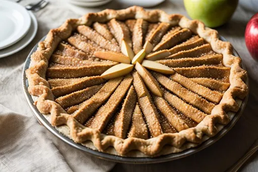 Prompt: wabi sabi apple pie 