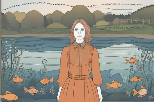 Prompt: Emma Jugland’s English folk music for goldfish 