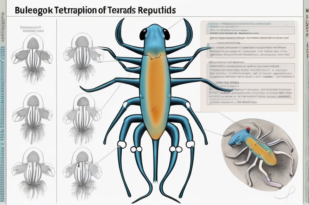 Prompt: Textbook diagram of Buleogonk tetraploides reproduction 