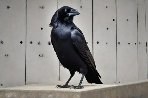 Prompt: Crow parliament 