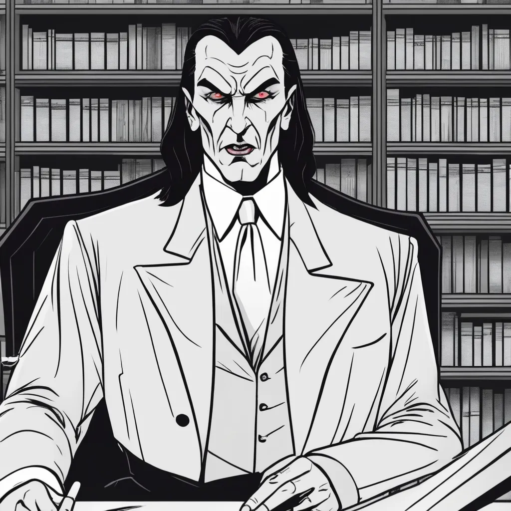 Prompt: Carl Dracula, Attorney at law 