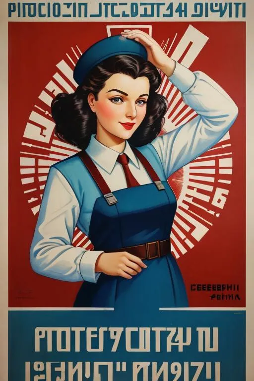 Prompt: Depression-era Soviet socialist realism propaganda poster, scientist, “Let’s decode  genomes for the public good!” Pretty becunted lady ВПЕРЕД! ЗА НАШЕМУ ВРЕМЕНИ!
«Пизда для всех!» propaganda ПОШЛИ!