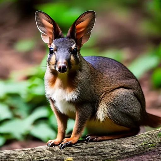 Prompt: American forest pademelon 