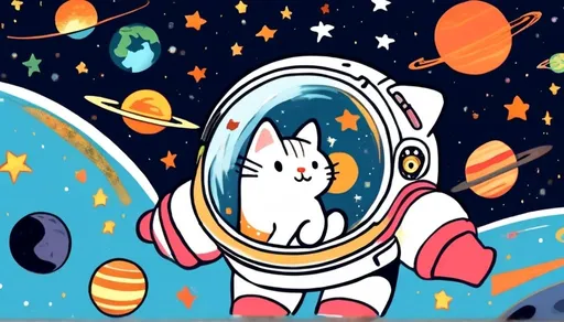 Prompt: Riding on the rocket I wanna go to pluto
Space foods are marshmallows, asparagus, ice cream
Blue eyed kitty cat says, "please let me go with you"
Iko, iko everybody let's go
Iko, iko everybody let's go
Iko, iko everybody iko
Mercury venus jupiter saturn mars
Uranus neptune pluto and planet earth
Getting in radio communication
"Hello, hello"
Earth is just a little star, "hello hello"
Shaking her hip, blue eyed cat dances the mambo
Uka boo, uka boo everybody uka boo
Uka boo, uka boo, space walk, uka boo
Uka boo, uka boo, let's do the uka boo
Floating through space with you it's a dance party
Floating through space let's drink to the planet earth

Getting in radio communication
"hello hello"
Earth is just a little star "hello hello"
Blue eyed kitty cat said,"let's do it one more time"
Iko, iko everybody let's go
Uka boo, uka boo, everybody uka boo
Iko, iko everybody let's go
Mercury venus jupiter saturn mars
Uranus neptune pluto and planet earth
Floating through space with you it's a dance party
Riding on the rocket, cheers to the planet Earth