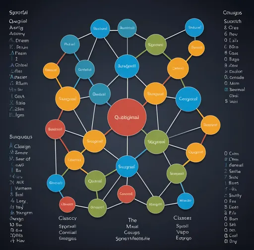 Prompt: Diagram of the 26 sporadic simple groups showing subquotient relationships of the 46 conjugacy classes of maximal subgroups