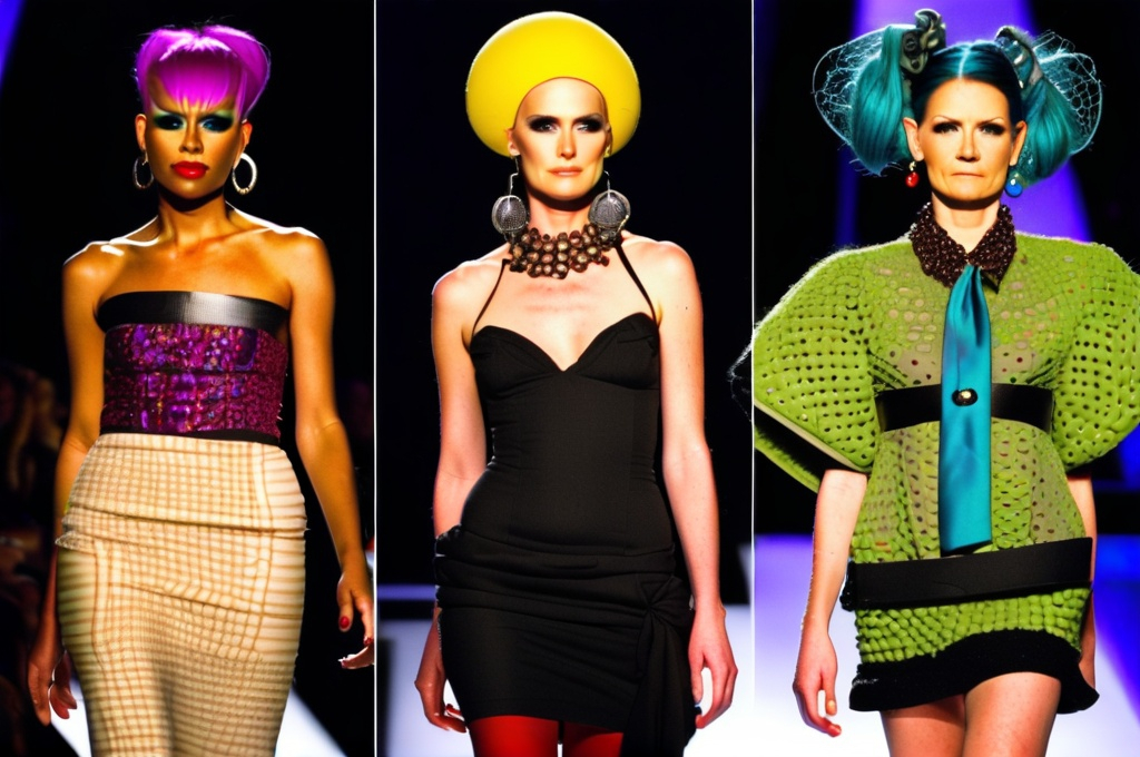 Prompt: Project Runway most bollixed-up looks ever