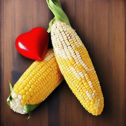 Prompt: Valentine corn