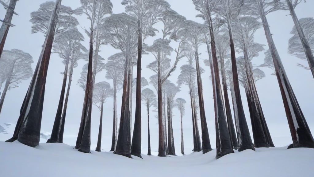 Prompt: The tallest trees in Antarctica
