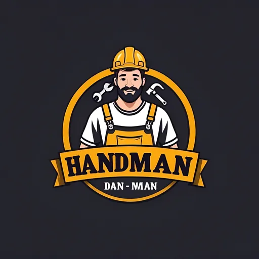Prompt: A nice logo for a handyman for my company furniture assambly 
DAN THE MAN put my name  and create a logo
