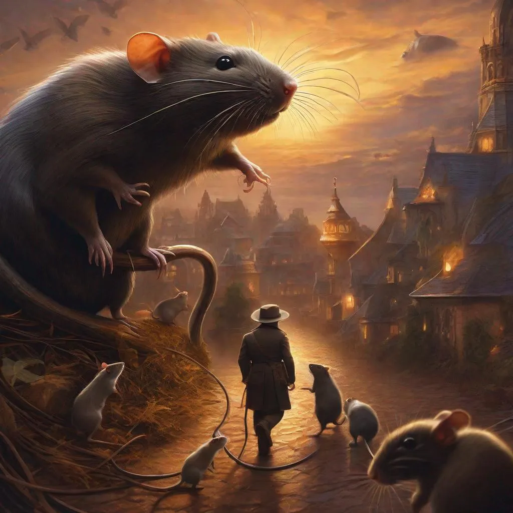 Prompt: Rats invading earth, there are too many we cannot stop them, ITS OVER, RUN.

cosmic horror, eldritch horror, giant rats, impressionism, naturalism, surrealism, portrait, realistic, uhd, 4k, 8k, autism,