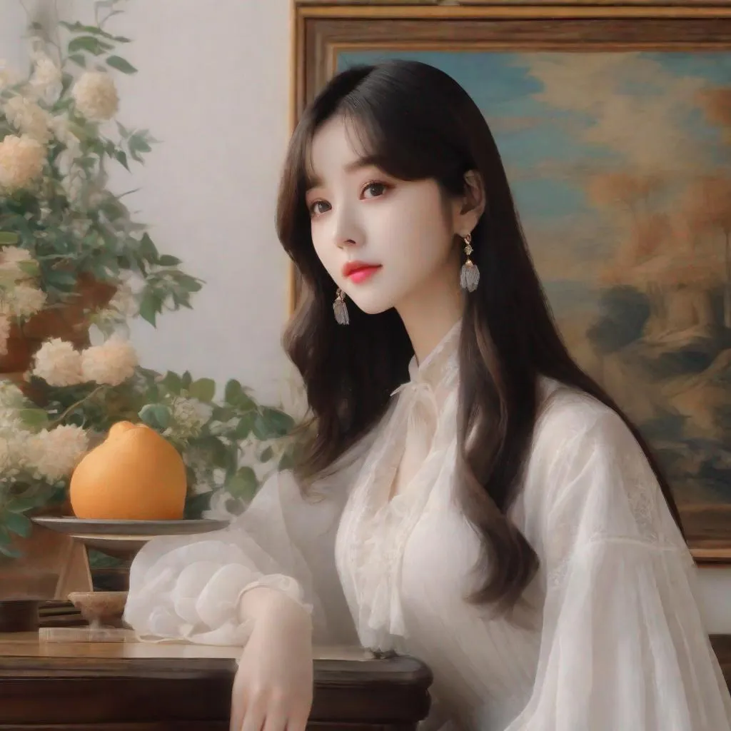 Prompt: Masterpiece, eunha,  ulzzang, slim thick, uhd, realistic, 4k, 8k,  photoshoot, extremely high definition, perfection, leonardo da vinci type painting
