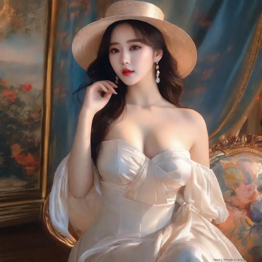 Masterpiece, Sieun, slim thick, big chest, soft vis