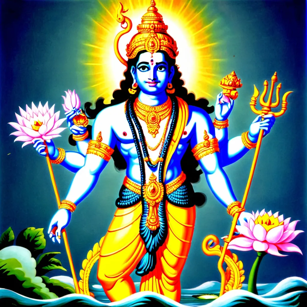 Prompt: Lord Vishnu