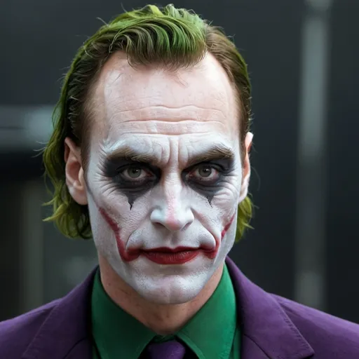 Prompt: Michael Fassbender in the role of The Joker