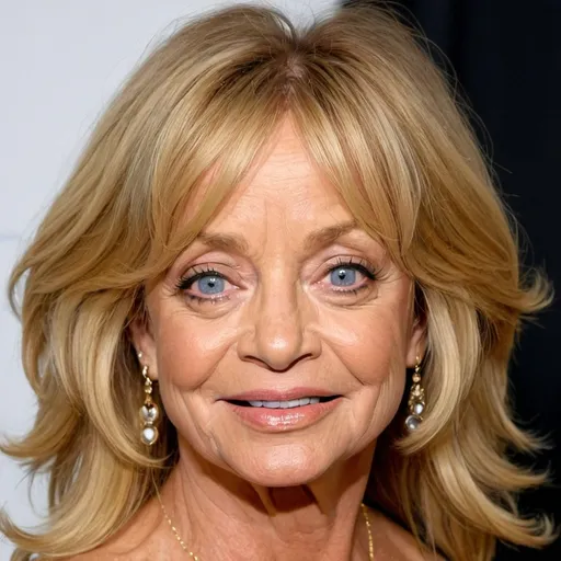 Prompt: Goldie Hawn today, without plastic surgery 