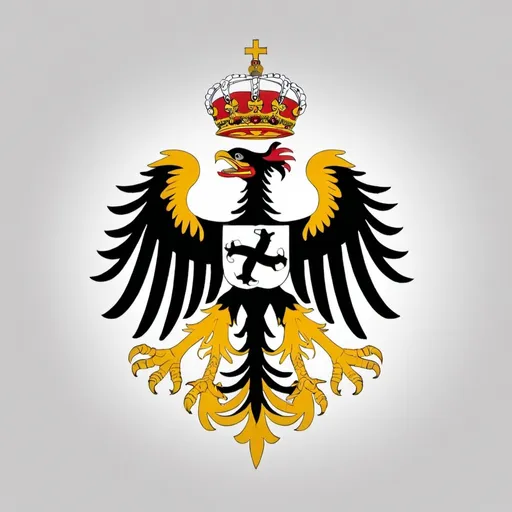 Prompt: Flag of the empire of bravaia (Germany based)