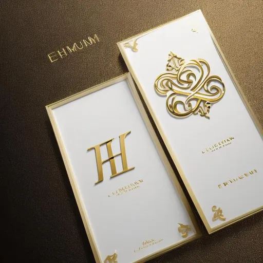 Prompt: Perfume logo design with letters H, S, and L, elegant and luxurious style, gold and black color scheme, intricate calligraphy, high-quality branding, minimalistic and sophisticated, stylish typography, artistic flair, luxury branding, intricate details, high-end appeal, minimalistic composition, professional design, glamorous and lavish aesthetic