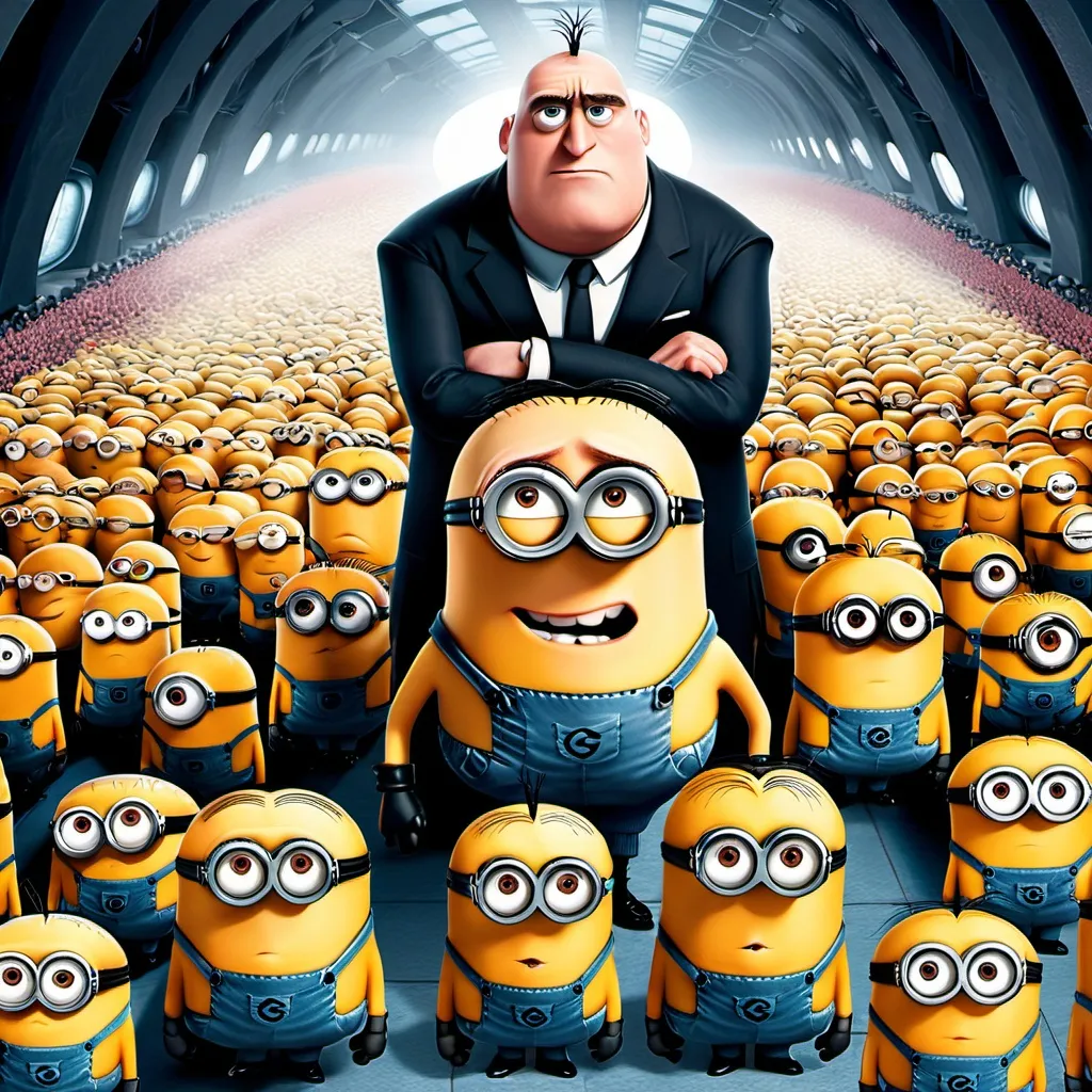 Prompt: despicable me poster