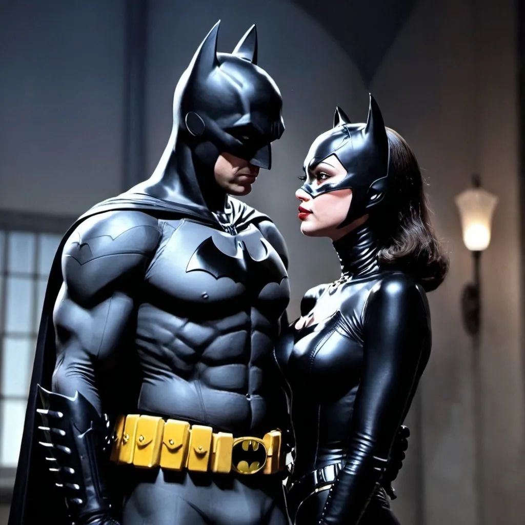 Prompt: batman and catwoman
