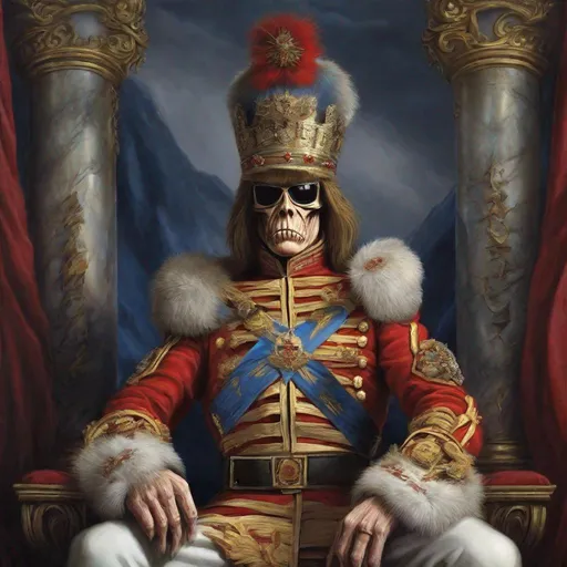 Prompt: Eddie from Iron Maiden is a tsar