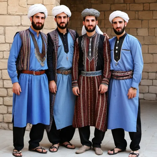 Prompt: Kurdish men cloth 