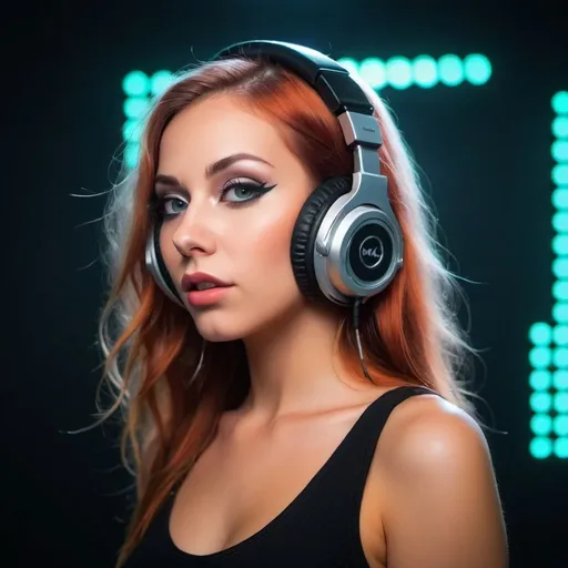 Prompt: electronic music in the EDM style, female vocals