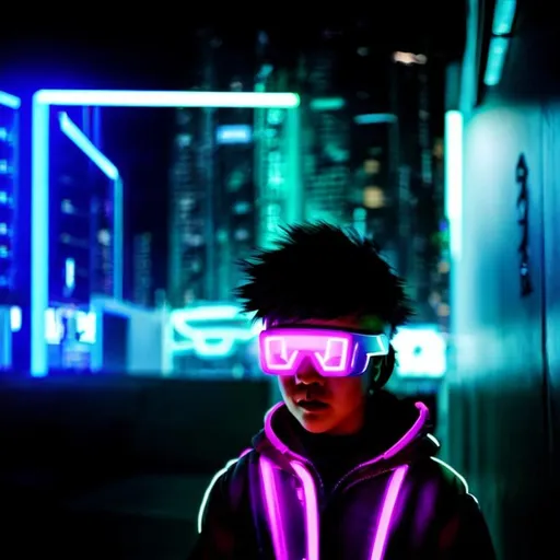Prompt: 1 boy, solo, boy, futuristic costume, neon warrior, very beautiful cyberpunk warrior, cyberpunk warrior, ghost blade style, cyberpunk victo ngai style, cyberpunk neon style, cyberpunk neon, tech wanderer, video game character, synthwave imagery, cyberpunk, concept art neon glow, moon, lantern, night, solo, outdoors, sky, full moon, rain, mountain, clouds, paper lantern, night sky, edge, tree, reflection, cloudy sky, {{ (Masterpiece), (Very detailed CG Unity 8k wallpaper), best quality, solo, cinematic lighting, detailed background, beautiful detailed eyes, bright pupils, (extremely delicate and beautiful), (beautiful and detailed eye description), super detailed, masterpiece, }}, detailed eyes, beautiful eyes, realistic eyes, beautiful eyes, perfect eyes, back view, exoskeleton device, mechanical body, armor, helmet,