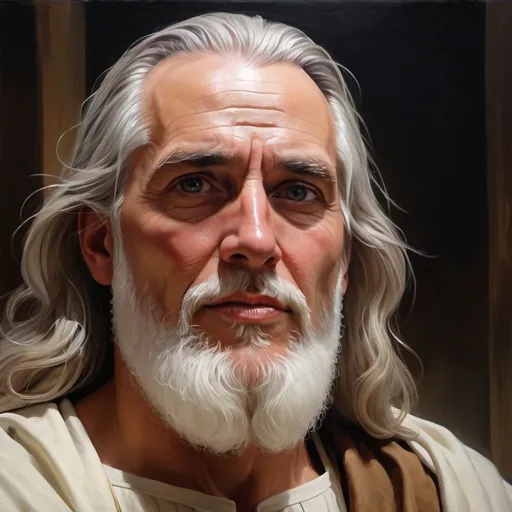 Prompt: And this is the confidence that we have in him, that, if we ask any thing according to his will, he heareth us. oil painting, cinematic, 4k, --ar 16:9 --style raw --v 6.0