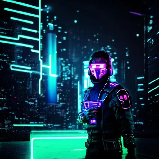 Prompt: 1 boy, solo, boy, futuristic costume, neon warrior, very beautiful cyberpunk warrior, cyberpunk warrior, ghost blade style, cyberpunk victo ngai style, cyberpunk neon style, cyberpunk neon, tech wanderer, video game character, synthwave imagery, cyberpunk, concept art neon glow, moon, lantern, night, solo, outdoors, sky, full moon, rain, mountain, clouds, paper lantern, night sky, edge, tree, reflection, cloudy sky, {{ (Masterpiece), (Very detailed CG Unity 8k wallpaper), best quality, solo, cinematic lighting, detailed background, beautiful detailed eyes, bright pupils, (extremely delicate and beautiful), (beautiful and detailed eye description), super detailed, masterpiece, }}, detailed eyes, beautiful eyes, realistic eyes, beautiful eyes, perfect eyes, back view, exoskeleton device, mechanical body, armor, helmet,