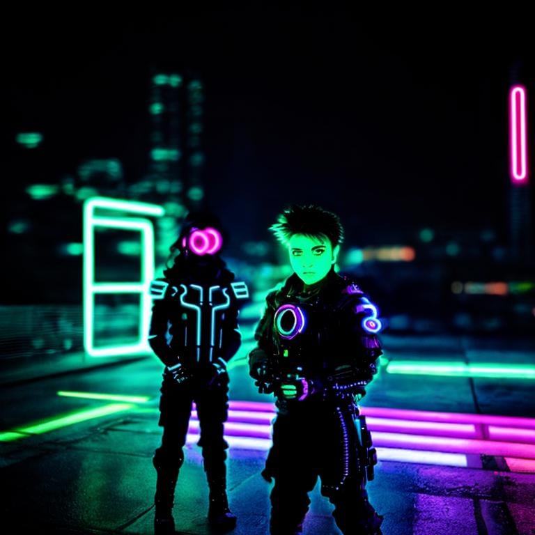 Prompt: 1 boy, solo, boy, futuristic costume, neon warrior, very beautiful cyberpunk warrior, cyberpunk warrior, ghost blade style, cyberpunk victo ngai style, cyberpunk neon style, cyberpunk neon, tech wanderer, video game character, synthwave imagery, cyberpunk, concept art neon glow, moon, lantern, night, solo, outdoors, sky, full moon, rain, mountain, clouds, paper lantern, night sky, edge, tree, reflection, cloudy sky, {{ (Masterpiece), (Very detailed CG Unity 8k wallpaper), best quality, solo, cinematic lighting, detailed background, beautiful detailed eyes, bright pupils, (extremely delicate and beautiful), (beautiful and detailed eye description), super detailed, masterpiece, }}, detailed eyes, beautiful eyes, realistic eyes, beautiful eyes, perfect eyes, back view, exoskeleton device, mechanical body, armor, helmet,