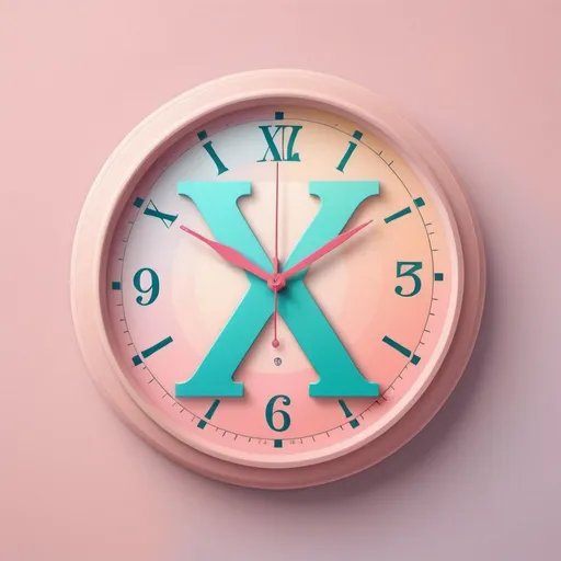 Prompt:  **"Create a logo in pastel tones with a realistic effect. Use the letters 'NISH' to form an emblem spelling out 'Express otdelka'. Incorporate beautiful clocks into the design, with the letter 'X' representing a clock hand." --s 750  --ar 8:5 --s 750 --v 6.0