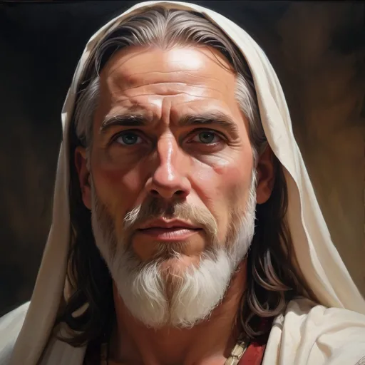 Prompt: And this is the confidence that we have in him, that, if we ask any thing according to his will, he heareth us. oil painting, cinematic, 4k, --ar 16:9 --style raw --v 6.0