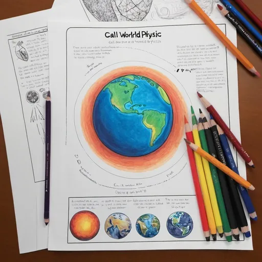 Prompt: Draw a color poster to show the content of the book call A World Beyond Physics 