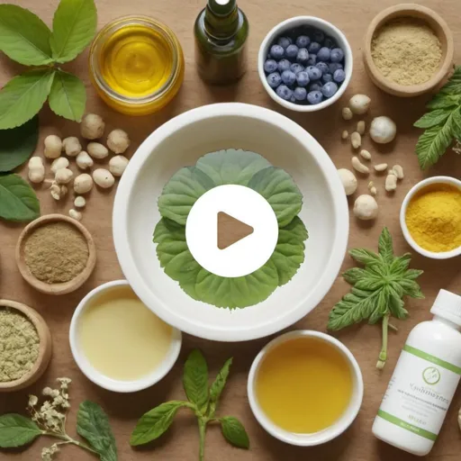 Prompt: a video that shows that importance of natural products in your wellbeing

