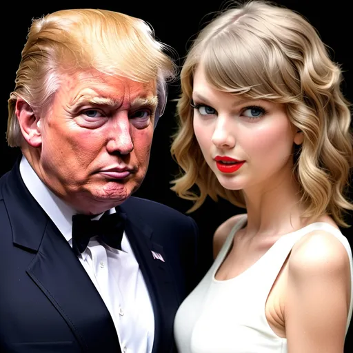 Prompt: donald trump dating taylor swift