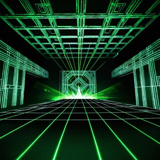 Prompt: 3d rendered club lasers berghain club festival
